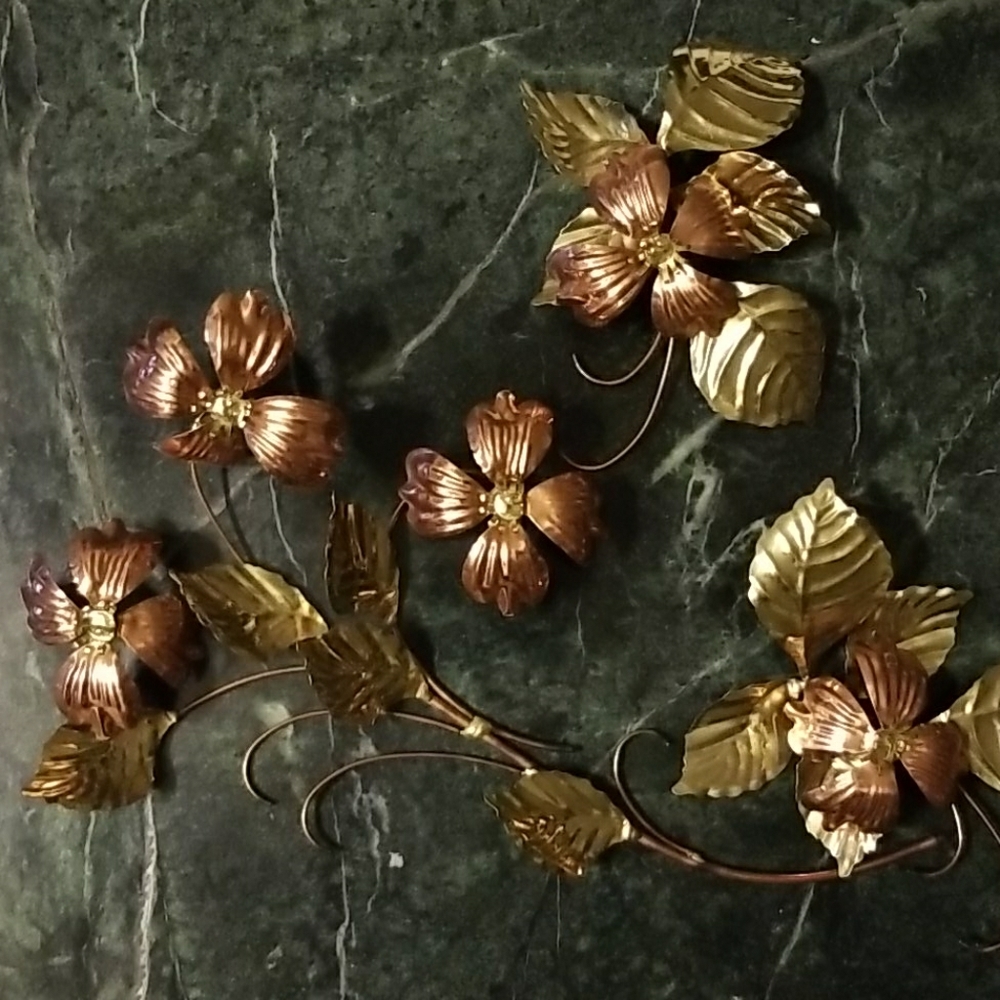 Set of Decorative Metal flowers